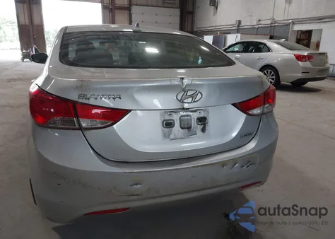 2013 Hyundai Elantra Limited из США, поврежденный, VIN 5NPDH4AE0DH245417